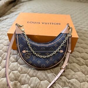 Louis Vuitton Authentic Monogram Loop Bag Purse Strap